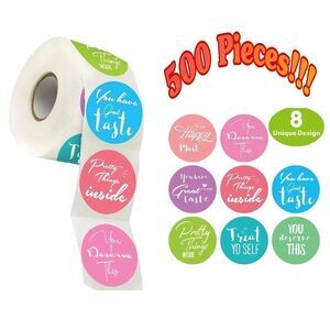 New 500 Pcs. Thank You Stickers 1.5” for your business packages send a Cute Note